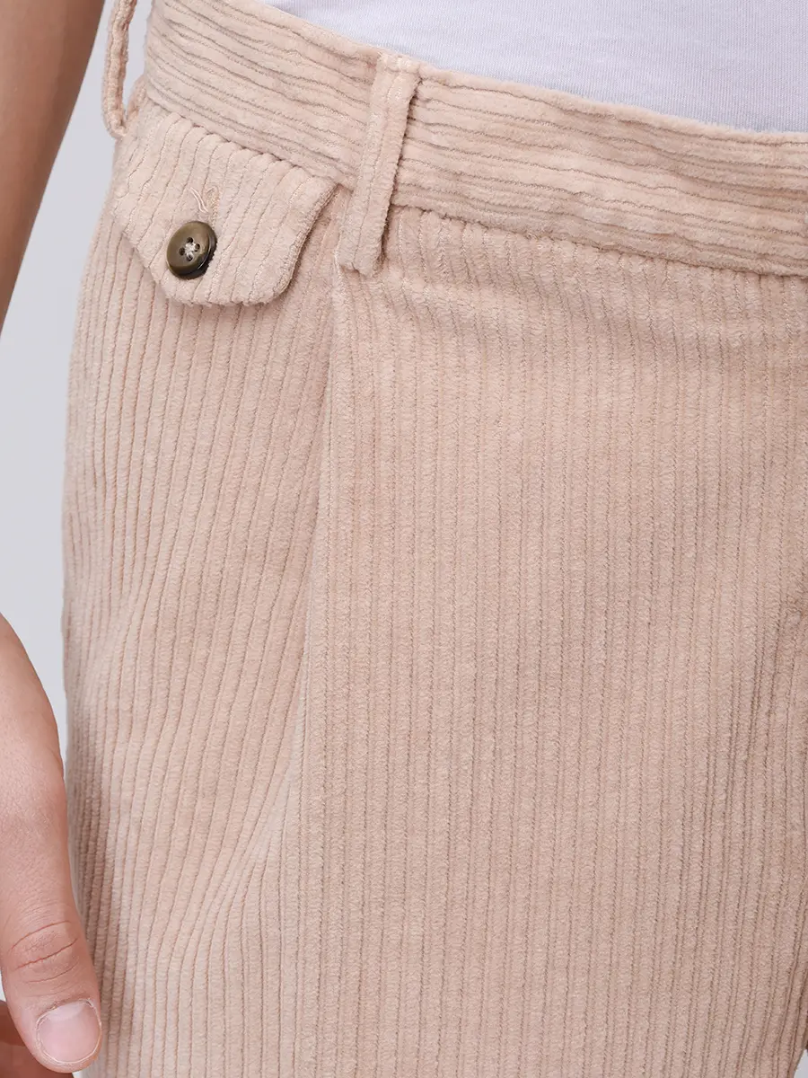 Брюки вельветовые L.B.M. 1911 55512/3/8491 Бежевый  Фото 5