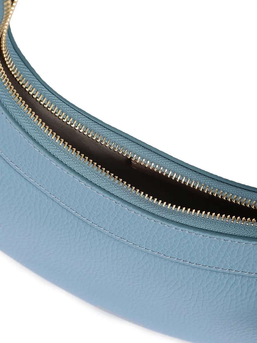 Сумка кожаная Whisper COCCINELLE E5 PIP 53 01 01/B89 Голубой  Фото 4