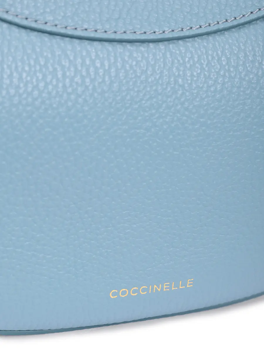 Сумка кожаная Whisper COCCINELLE E5 PIP 53 01 01/B89 Голубой  Фото 5