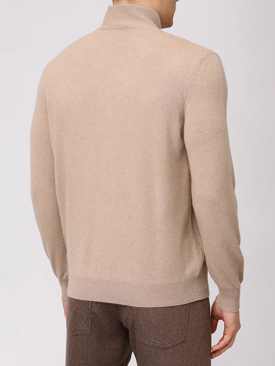 Кардиган кашемировый BERTOLO LUXURY MENSWEAR 200103/002062/0259 Бежевый  Фото 3