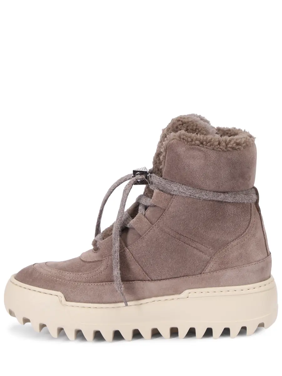 Ботинки замшевые на меху STOKTON S-401 Коричневый  Фото 3