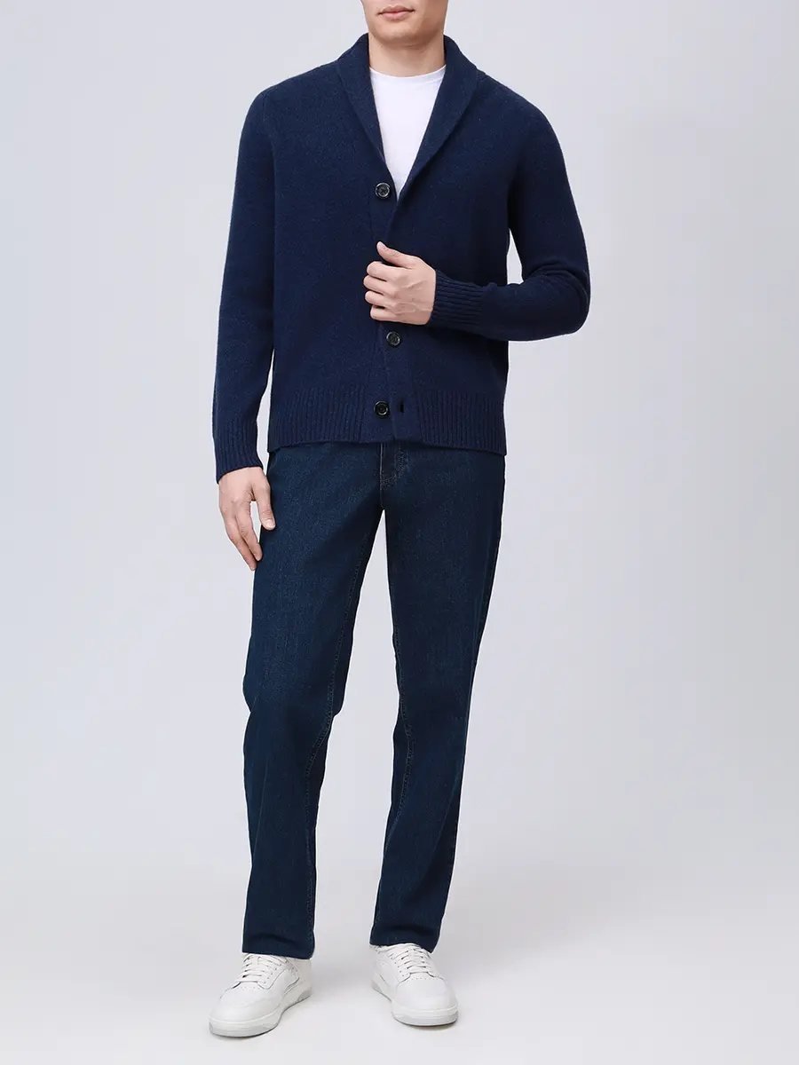 Джинсы Regular Fit хлопковые HILTL 74877/42/DUDE Синий  Фото 2