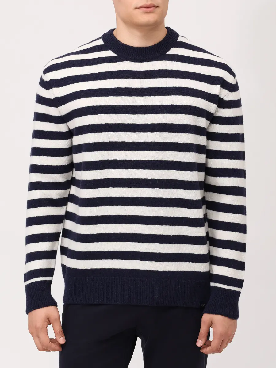 Джемпер шерстяной PAUL & SHARK 15311084/310 Белый  Фото 4