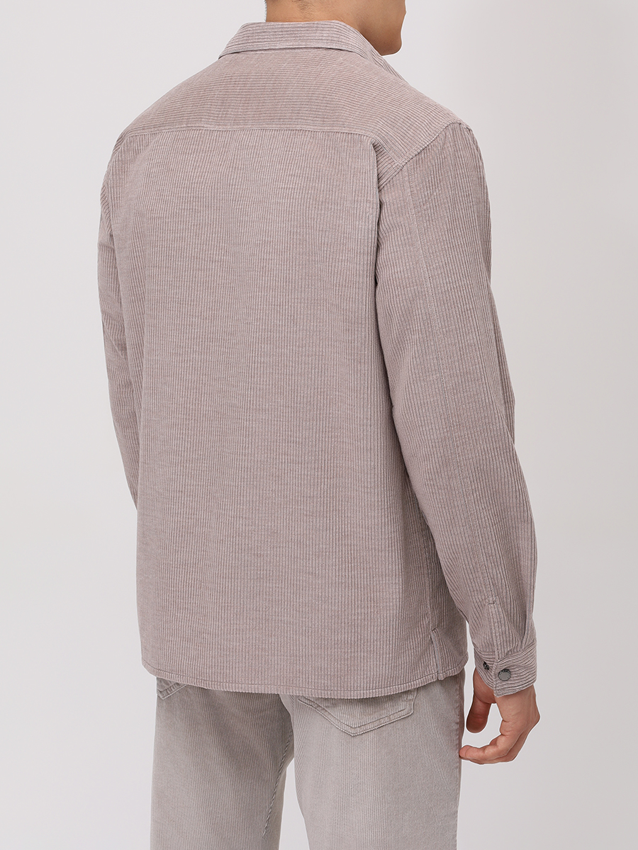 Рубашка вельветовая PAUL & SHARK 15313344/033 Бежевый  Фото 3