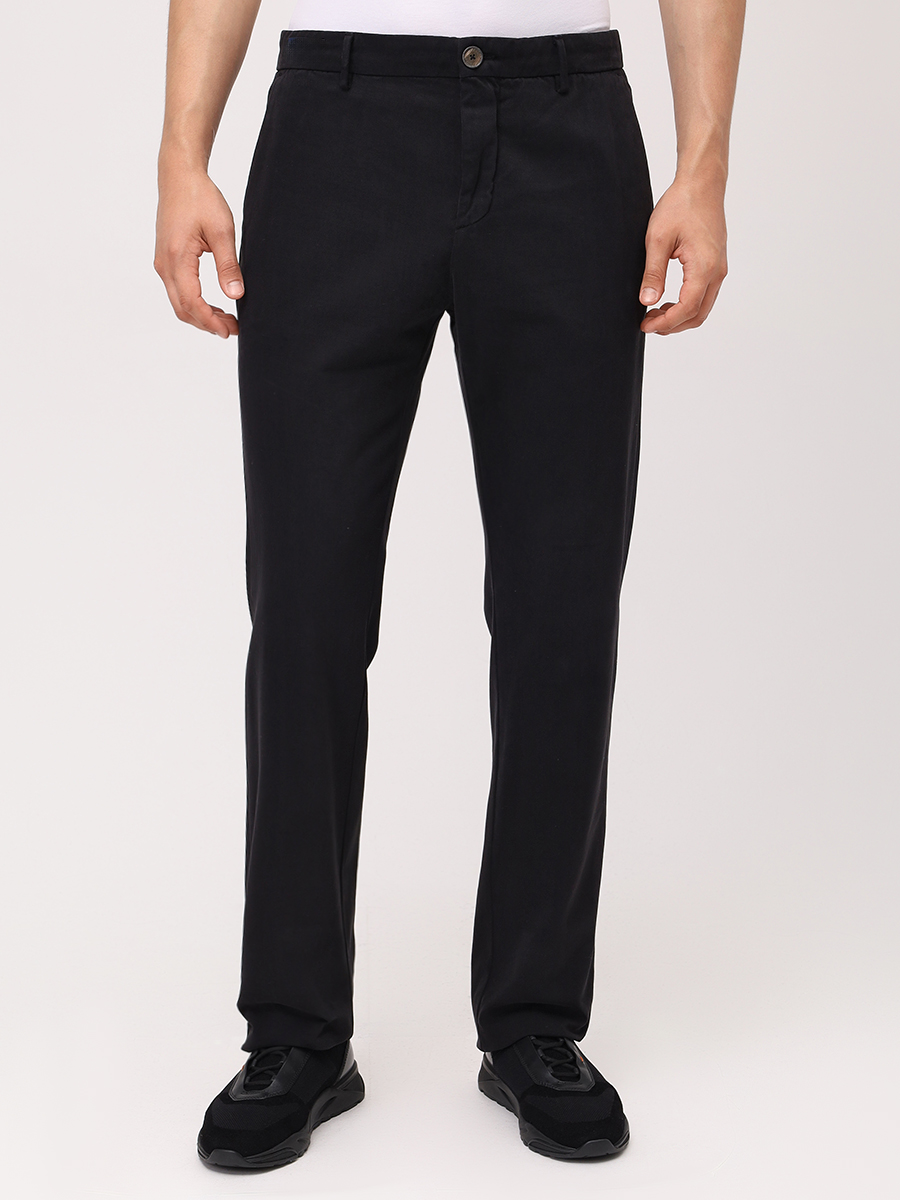 

Слаксы хлопковые, Черный, 15314060/011