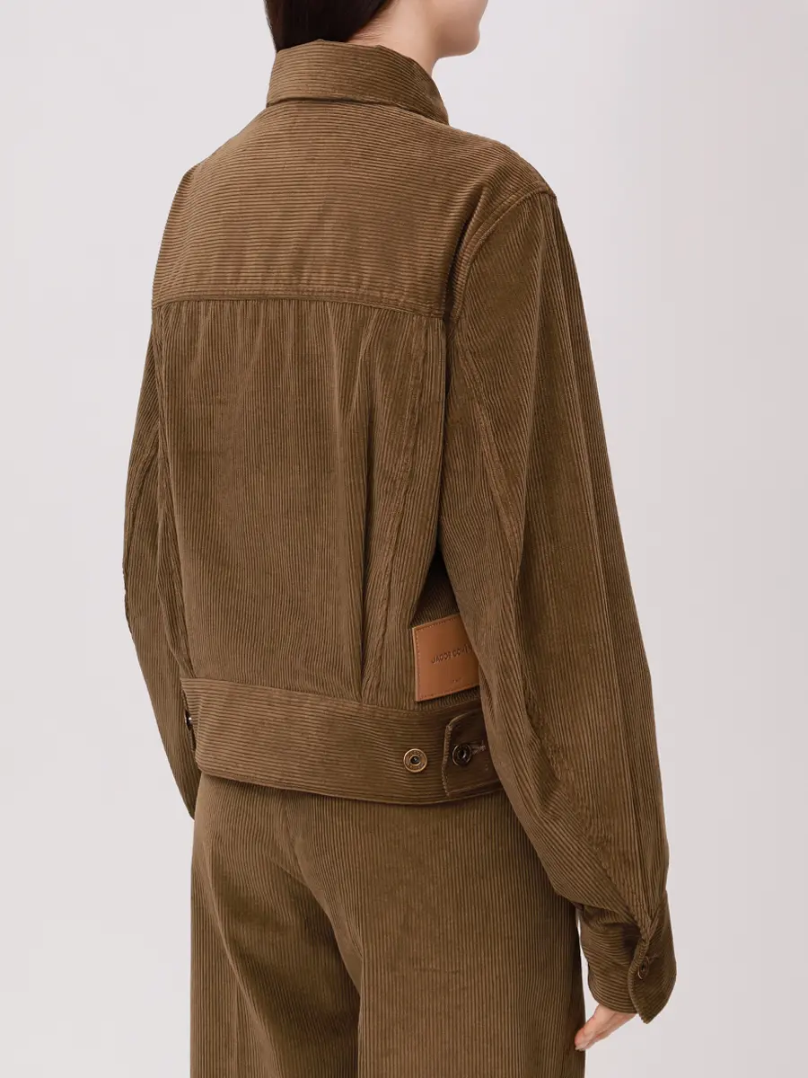 Куртка вельветовая JACOB COHEN JDM_H0033 080 T816A RW Q24 Темно- Зеленый  Фото 3