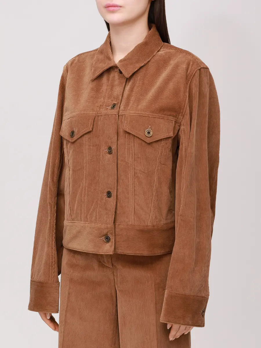 Куртка вельветовая JACOB COHEN JDM_H0033 080 T816A RW F85 Коричневый  Фото 4