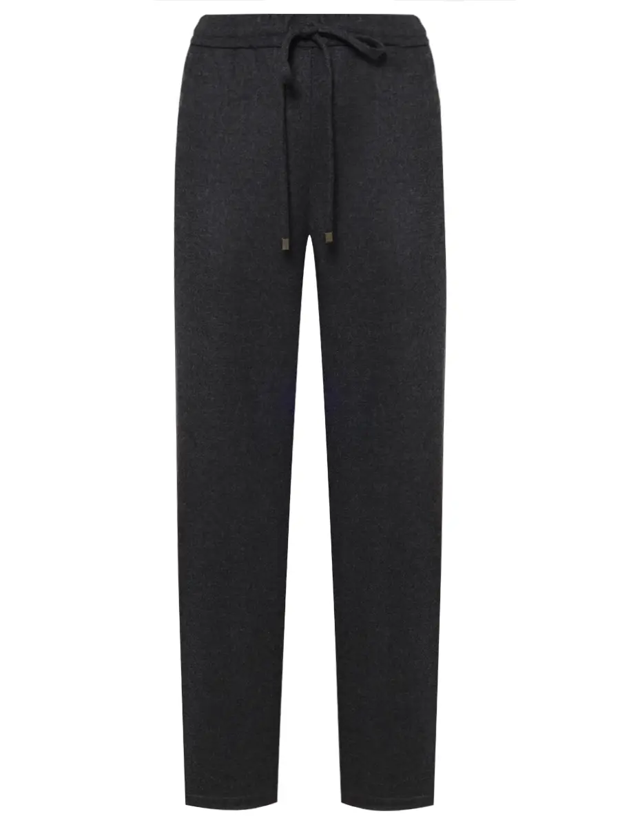 Брюки из вискозы и шерсти ANTONELLI FIRENZE N8679P-869C-915 Темно- Серый 