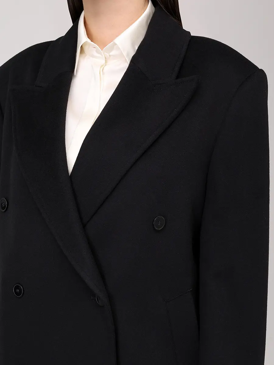 Пальто шерстяное Rosco LOULOU DE SAISON ROSCO Черный  Фото 5