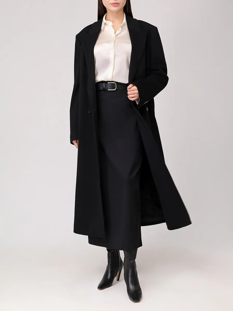 Пальто шерстяное Rosco LOULOU DE SAISON ROSCO Черный  Фото 2