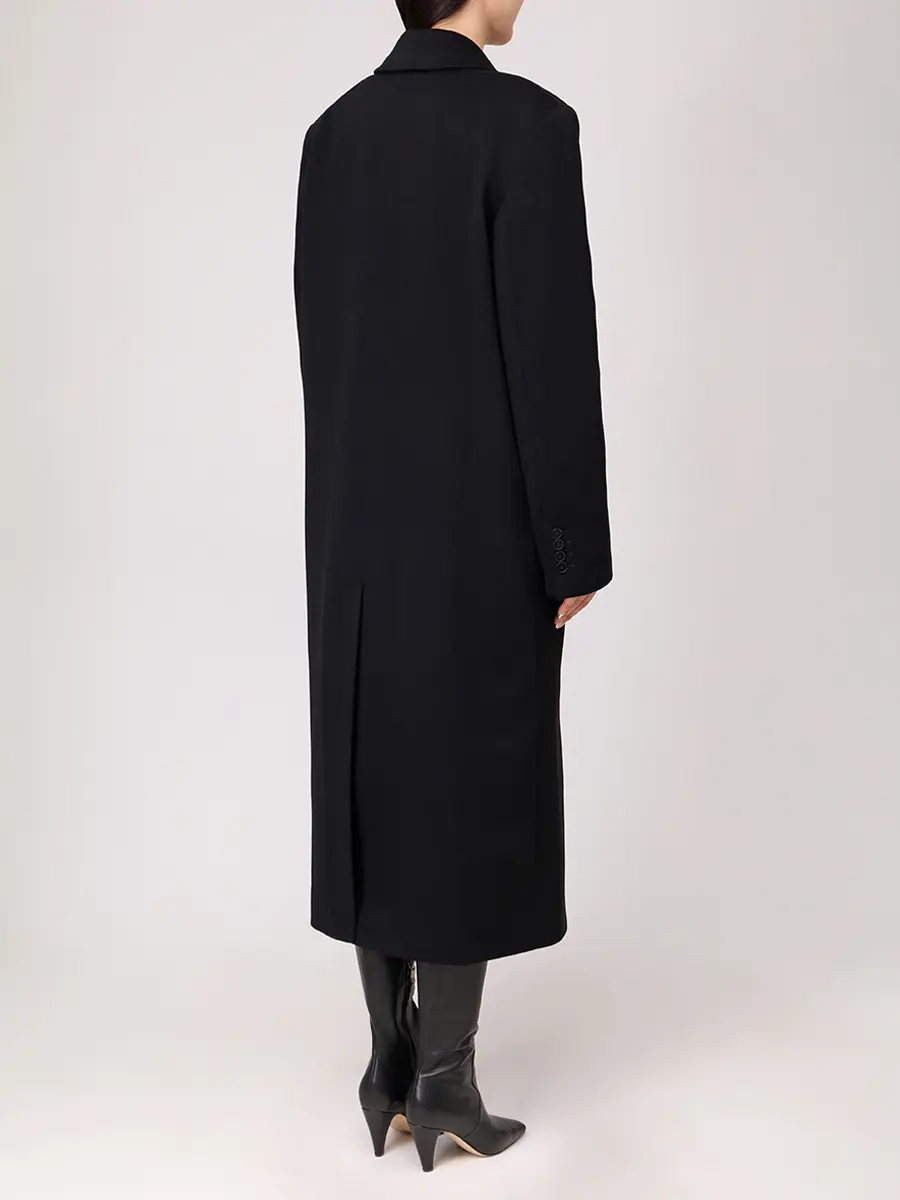 Пальто шерстяное Rosco LOULOU DE SAISON ROSCO Черный  Фото 3