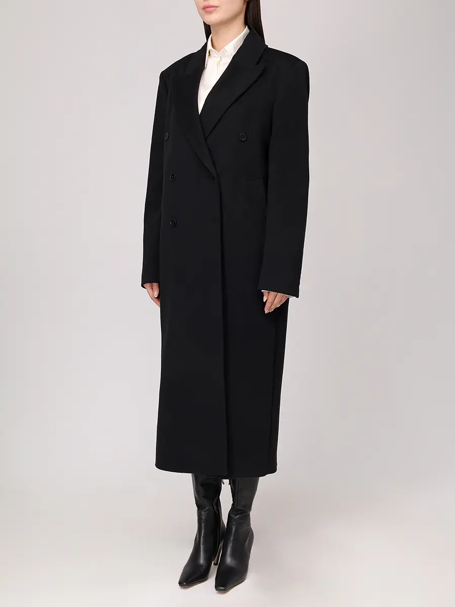 Пальто шерстяное Rosco LOULOU DE SAISON ROSCO Черный  Фото 4