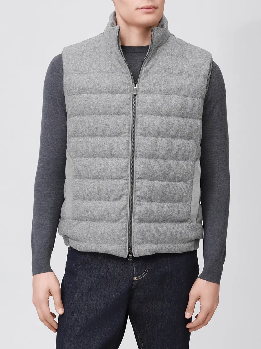 Жилет стеганый PAUL & SHARK 15312380/067 Серый  Фото 4