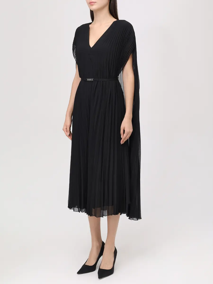 

Платье плиссированное, Черный, 50548050/001