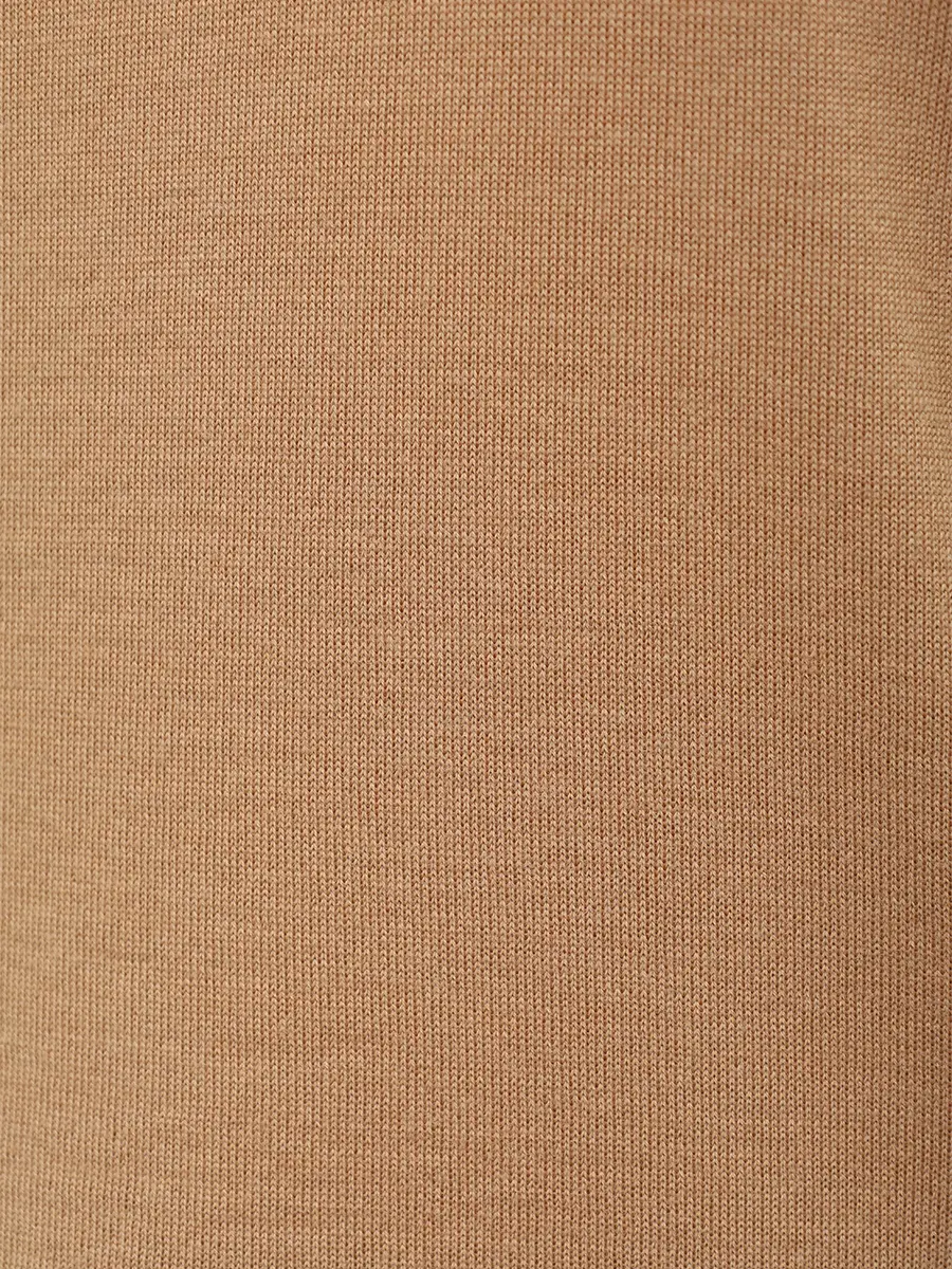 Поло шерстяное BOSS 50545015/260 Бежевый  Фото 6