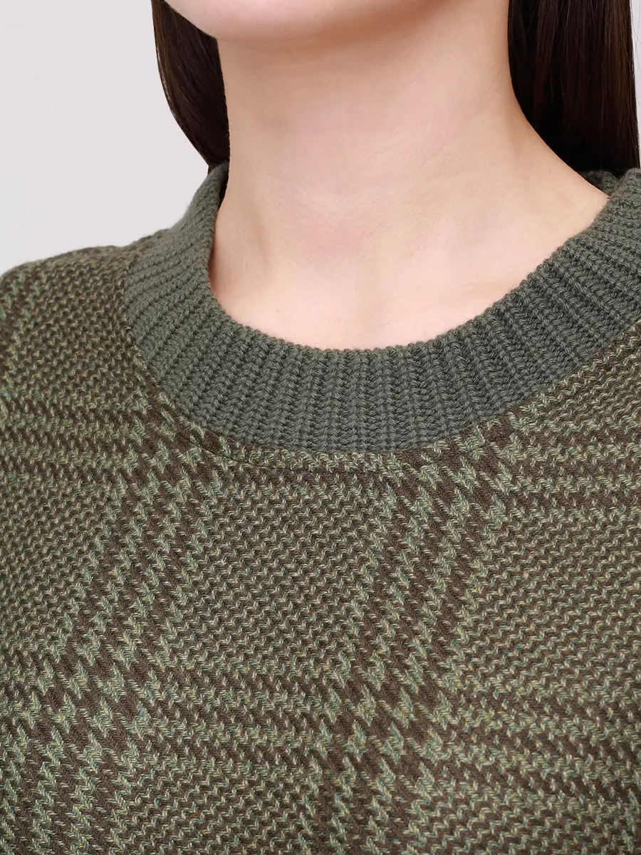 Толстовка из кашемира и шелка KITON D6075973447000 Зеленый  Фото 5