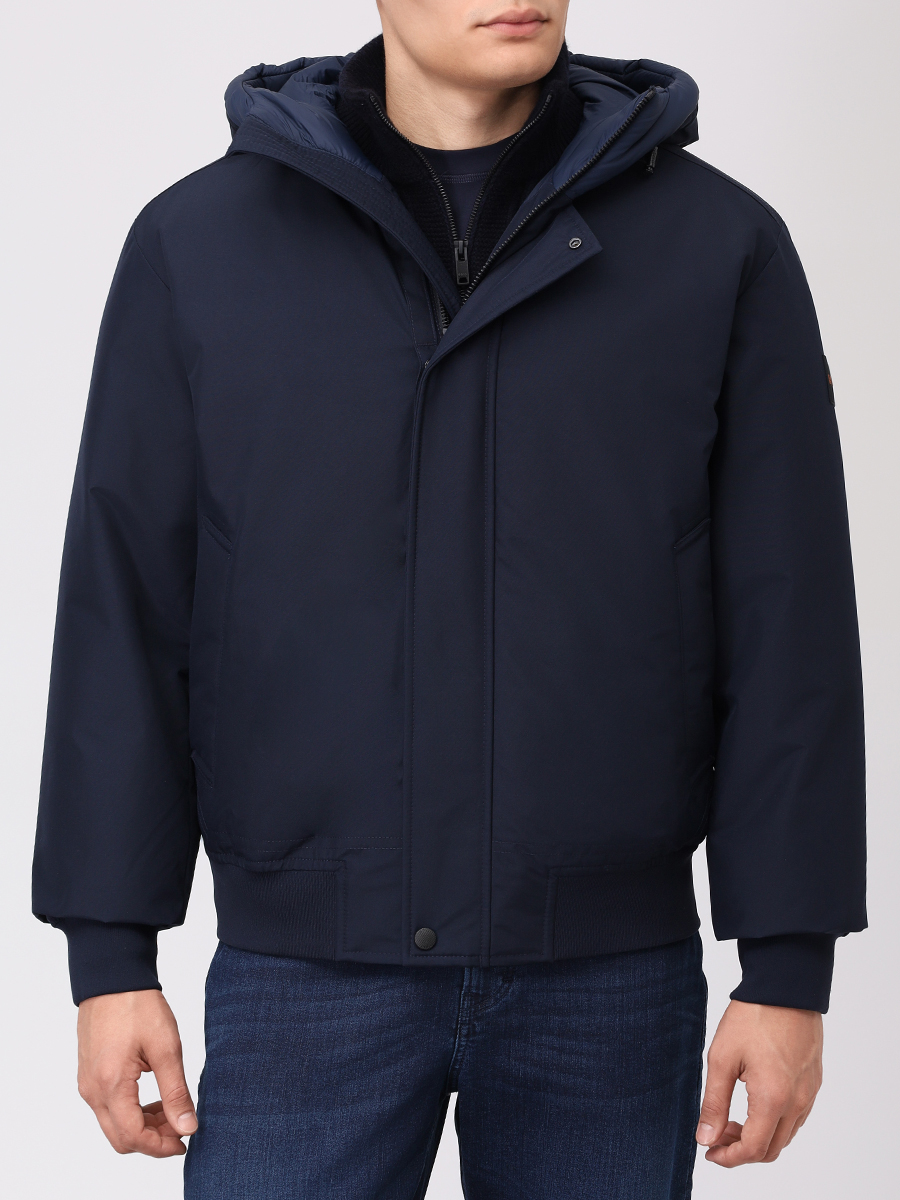 Куртка однотонная BOSS 50547099/404 Синий  Фото 4