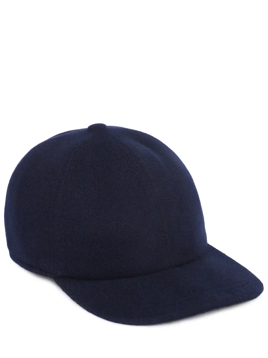 

Бейсболка кашемировая, Синий, 01065 SA25 400008/ Темно-