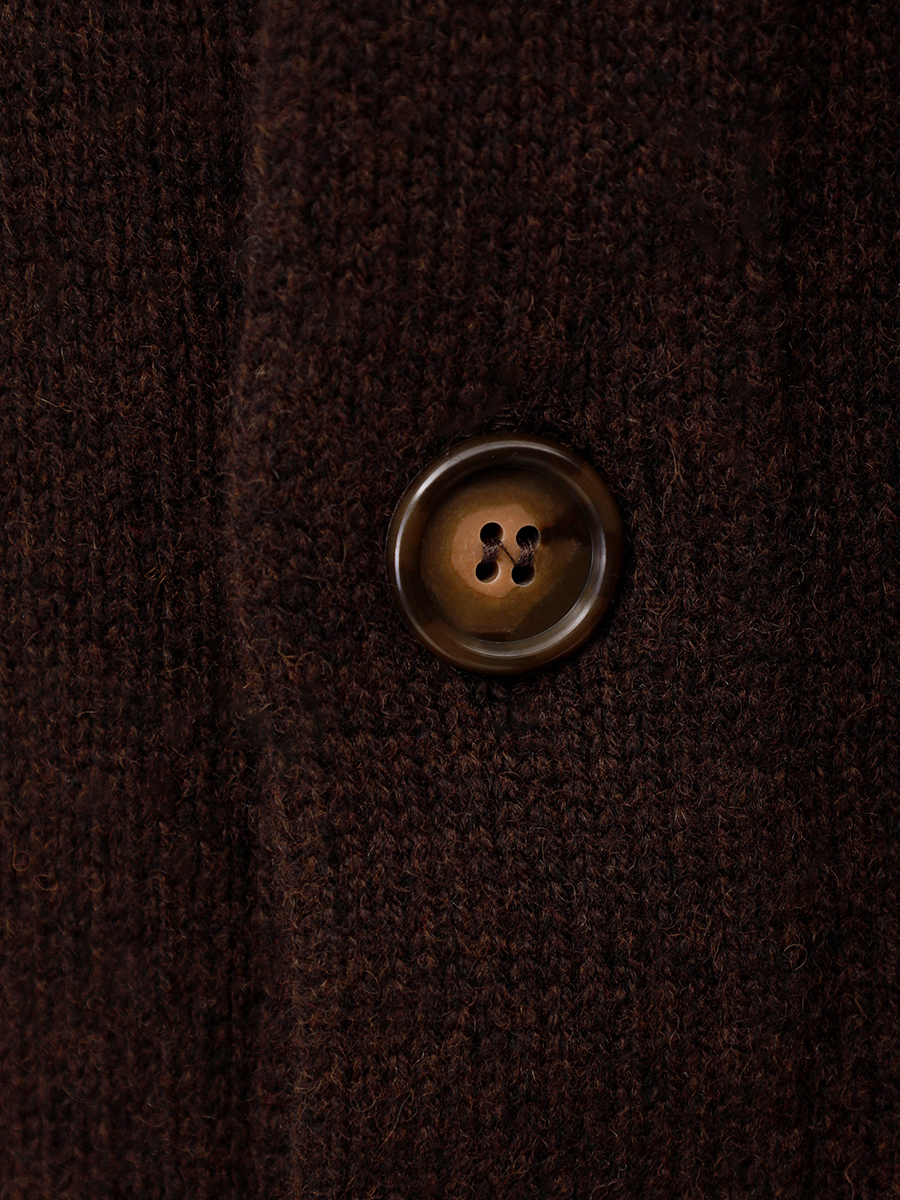 

Кардиган шерстяной, Коричневый, 0191/38 MORO Темно-