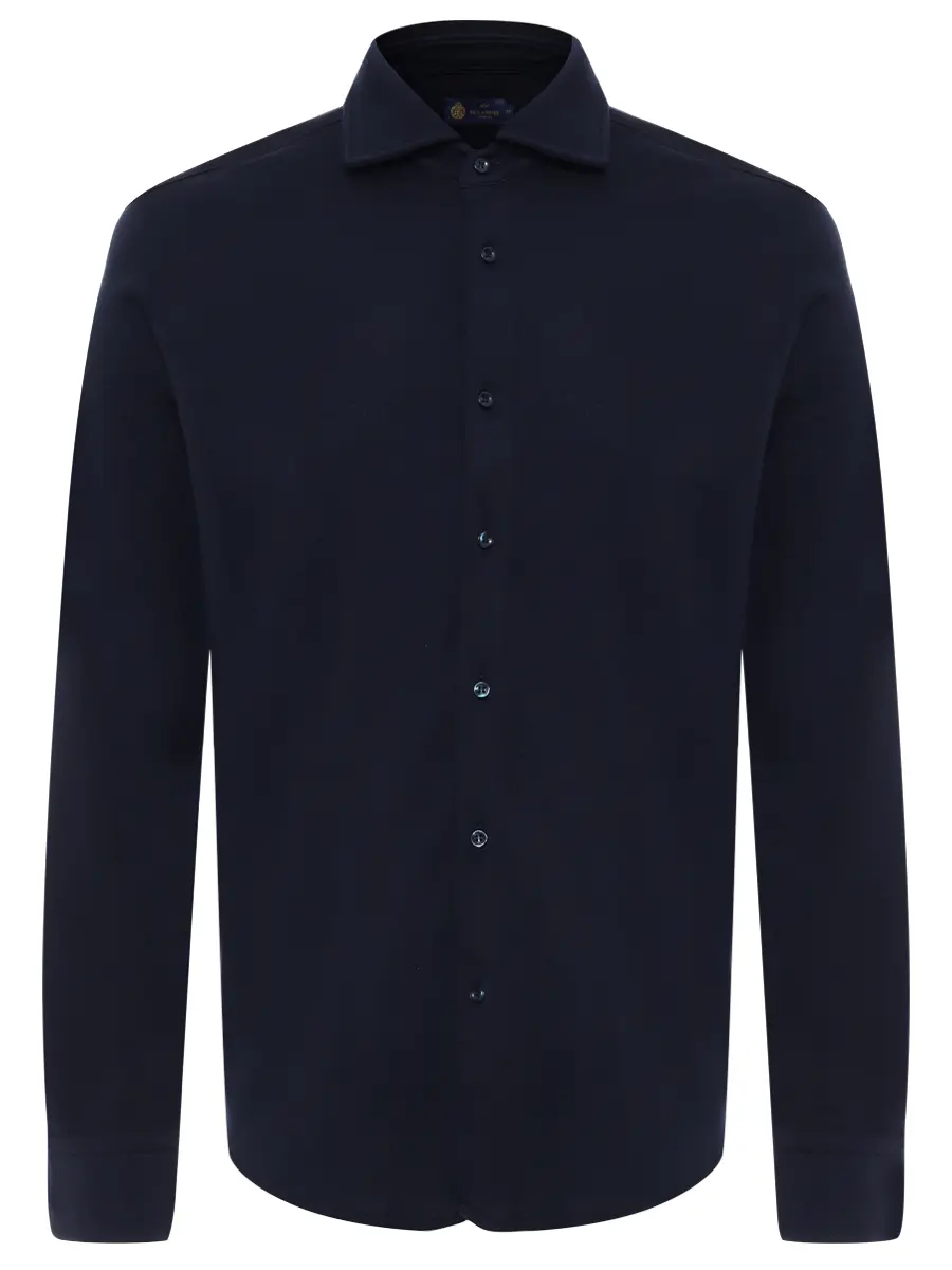 

Рубашка Regular Fit из шерсти и шелка, Синий, 15313216CF/013