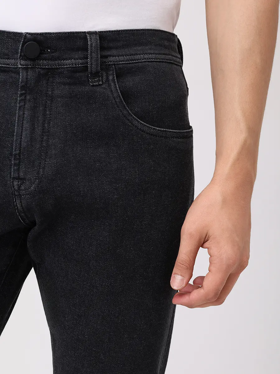 Джинсы Slim Fit хлопковые SCISSOR SCRIPTOR COSTANTINO T326 W1/ Темно- Серый  Фото 5