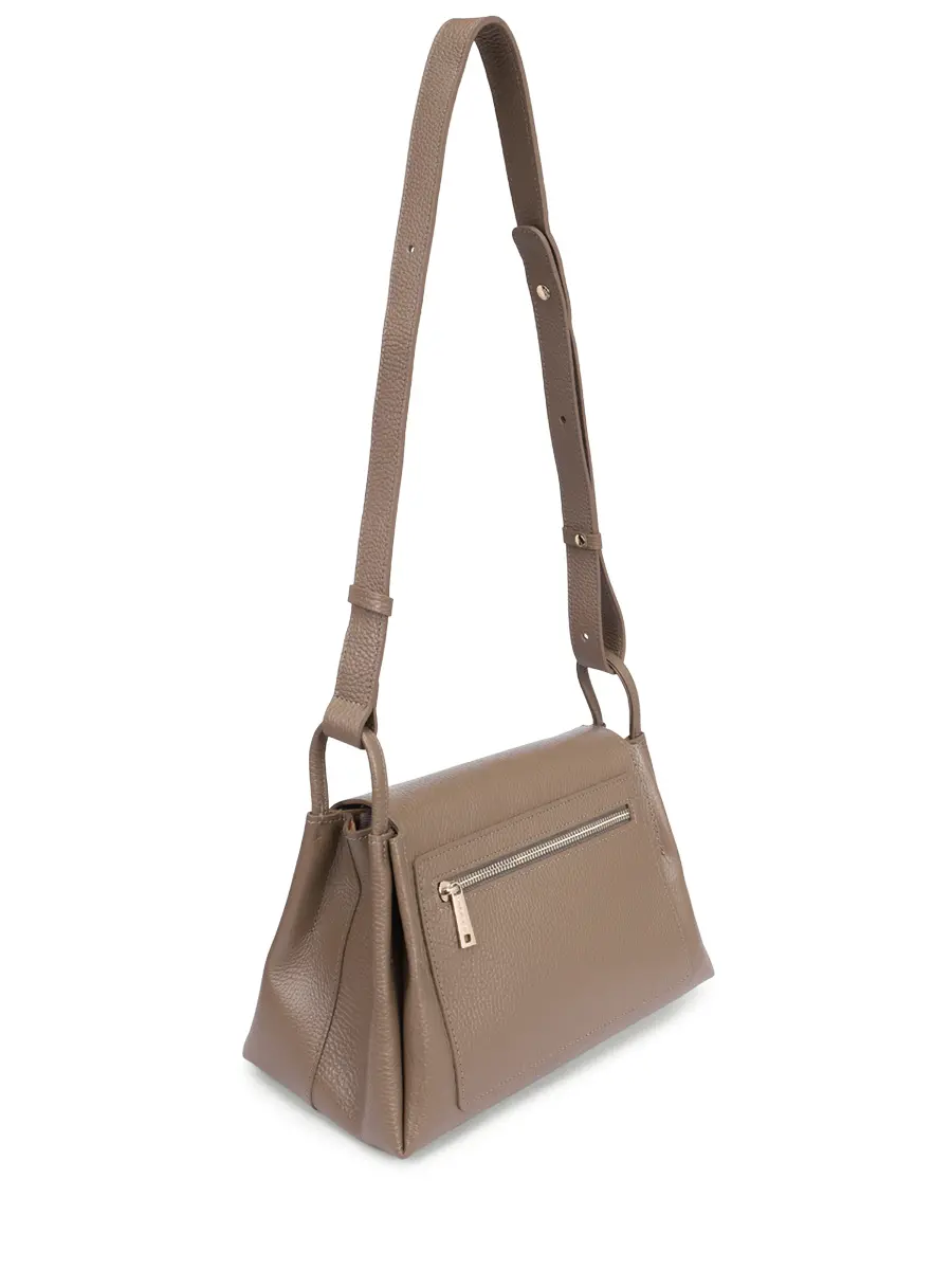 Сумка кожаная LANCASTER 470-89-TAUP_IN_OR Коричневый  Фото 3