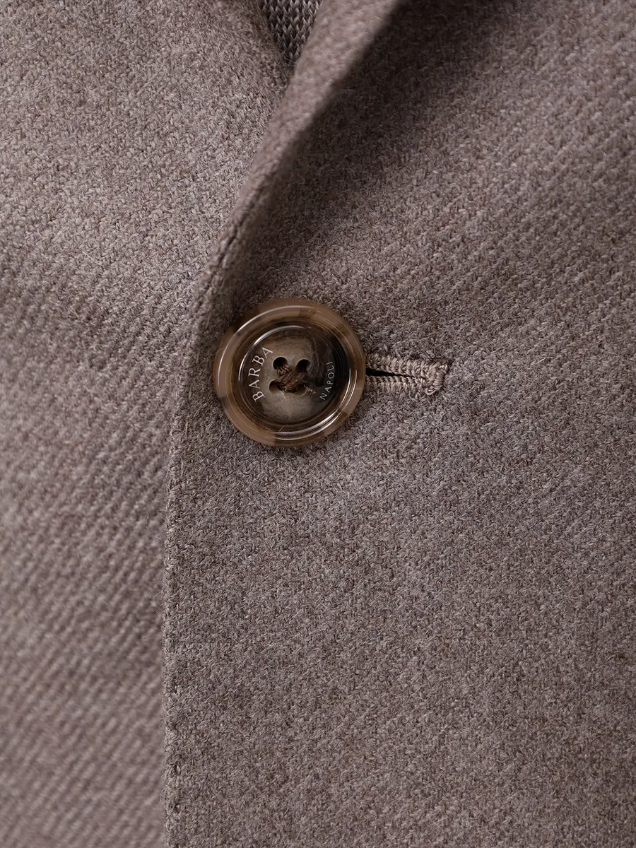 Пиджак шерстяной BARBA NAPOLI BU 2506/00027/51009/0029 Темно- Коричневый  Фото 6