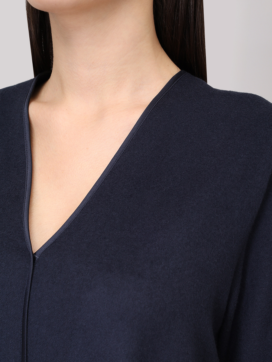 Платье шерстяное ANTONELLI FIRENZE P6486-898C-811 Синий  Фото 5