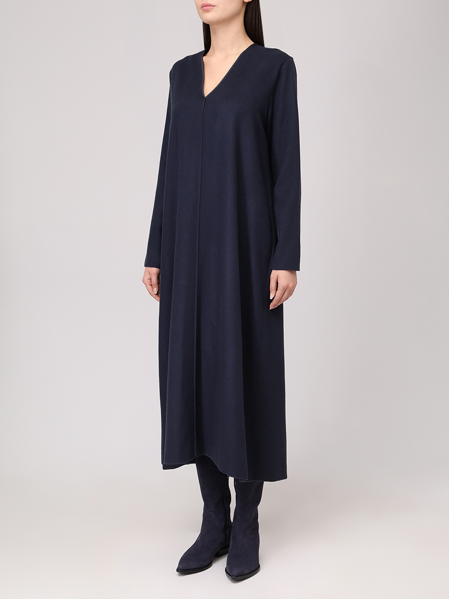 Платье шерстяное ANTONELLI FIRENZE P6486-898C-811 Синий  Фото 4