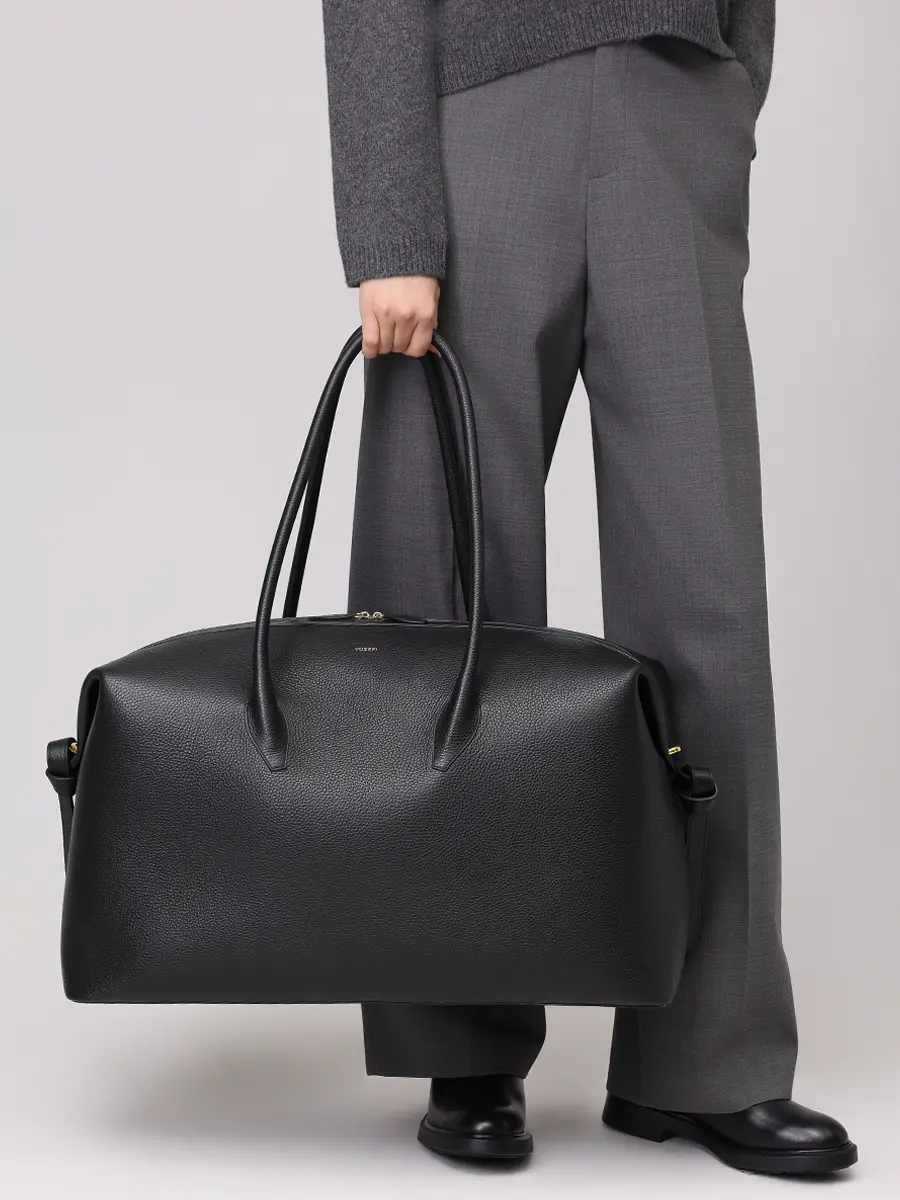 Сумка кожаная Brioche Weekender YUZEFI YUZPF25-HB-BW-L034 Черный  Фото 2