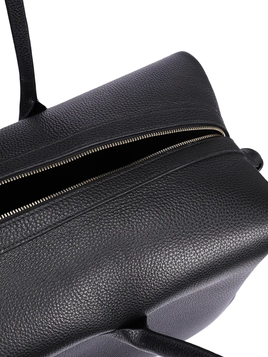 Сумка кожаная Brioche Weekender YUZEFI YUZPF25-HB-BW-L034 Черный  Фото 4