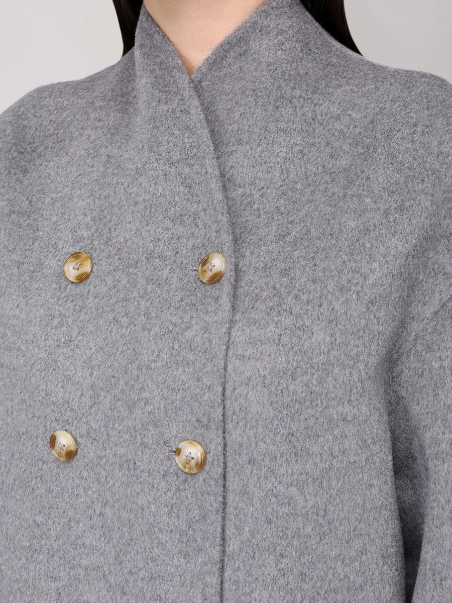Пальто шерстяное Amory LOULOU DE SAISON AMORY Серый  Фото 5