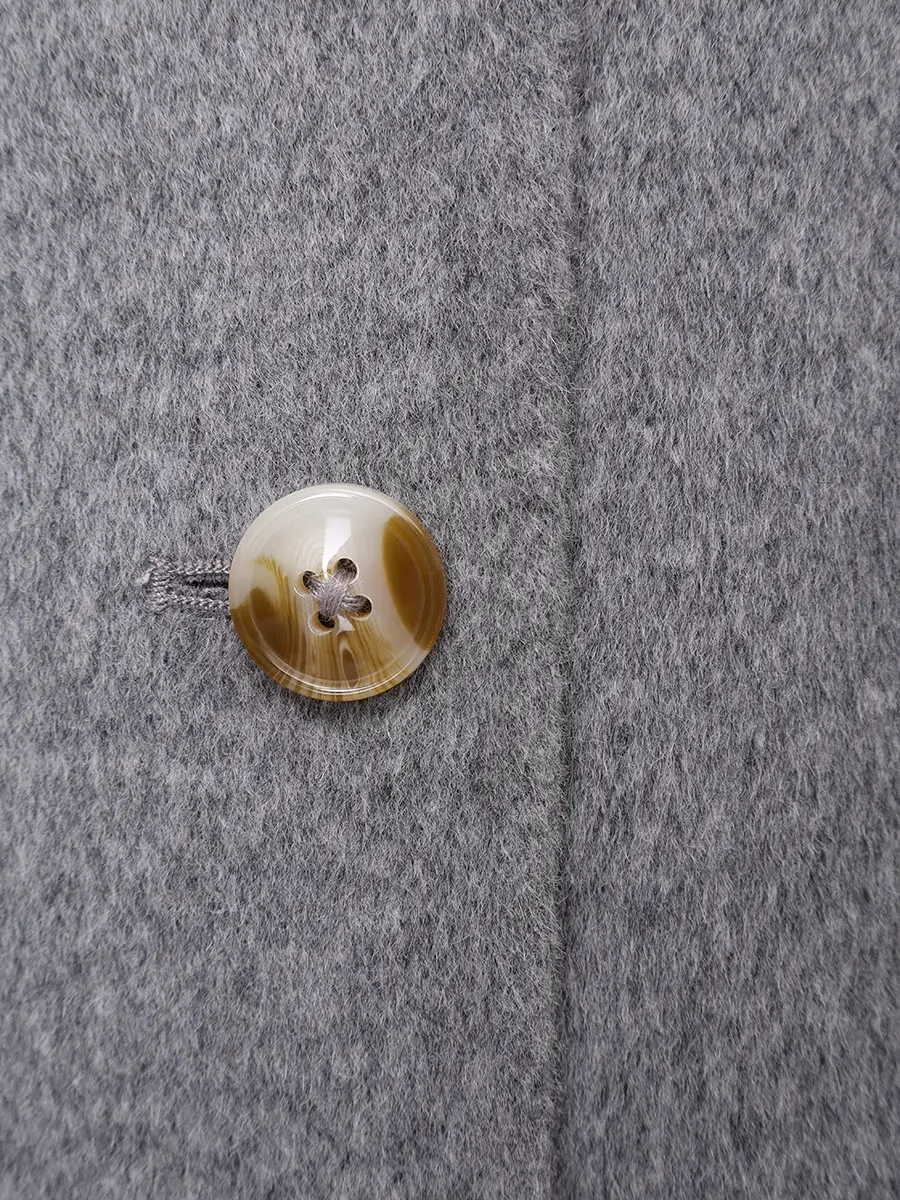 Пальто шерстяное Amory LOULOU DE SAISON AMORY Серый  Фото 6