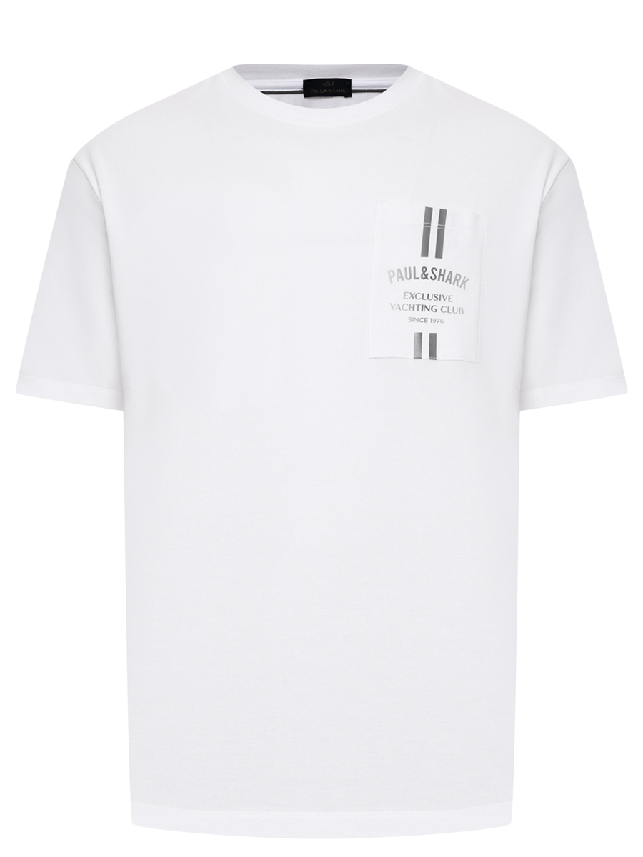 

Футболка хлопковая, Белый, 15311637/965