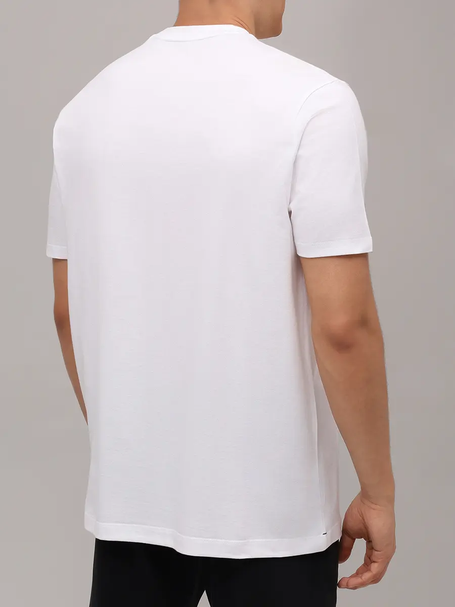 Футболка хлопковая PAUL & SHARK 15311637/965 Белый  Фото 3