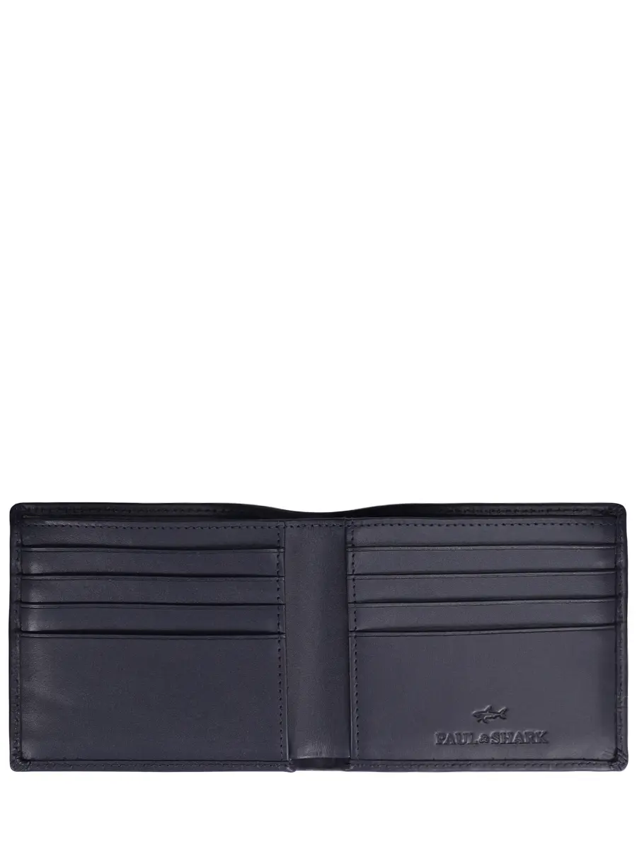 Портмоне кожаное PAUL & SHARK 14318108/050 Синий  Фото 2