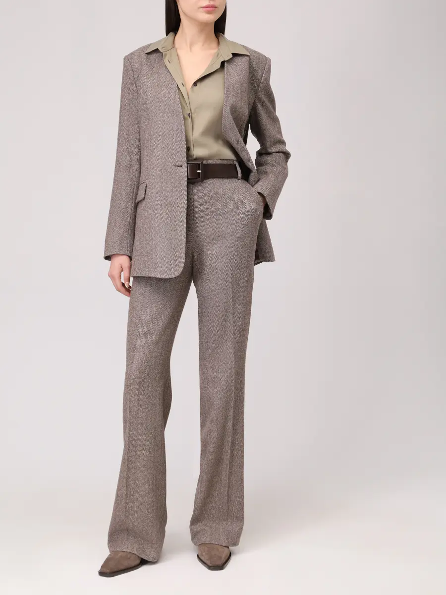 Рубашка шелковая ANTONELLI FIRENZE P1279-257C-312 Зеленый  Фото 2