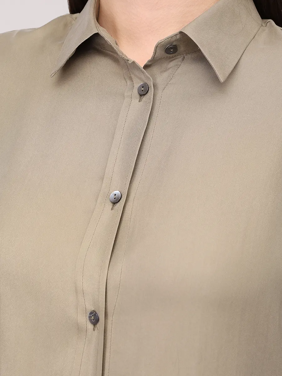 Рубашка шелковая ANTONELLI FIRENZE P1279-257C-312 Зеленый  Фото 5