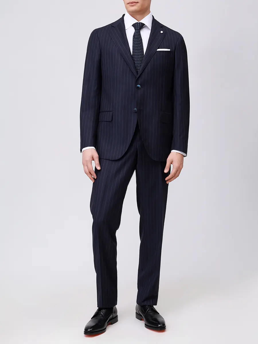 Костюм шерстяной LUBIAM 00305/5/3421 Полоска  Фото 2
