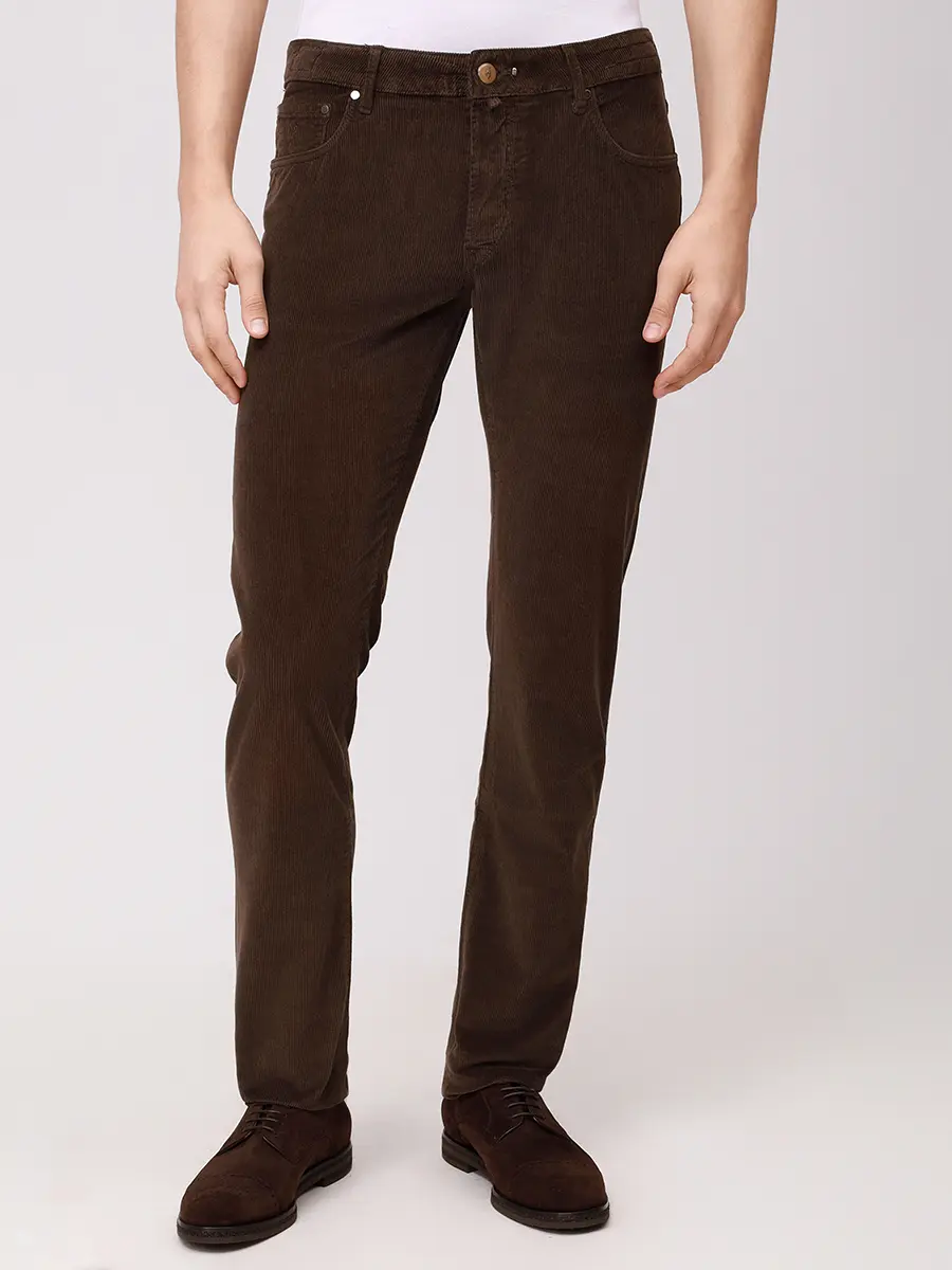 

Джинсы вельветовые, Коричневый, 02077/S/420/RAVELLO