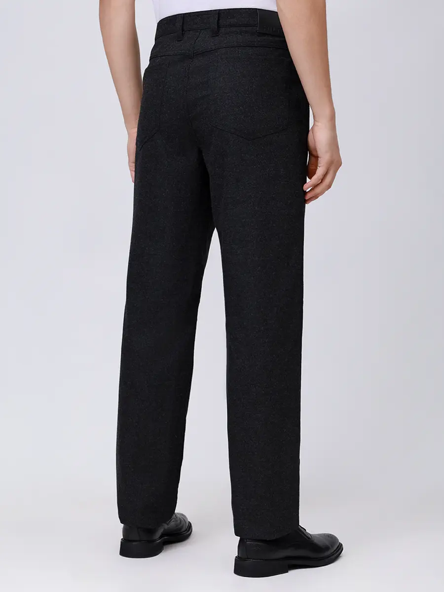 Брюки однотонные HILTL 26655/09/DEAN Темно- Серый  Фото 3