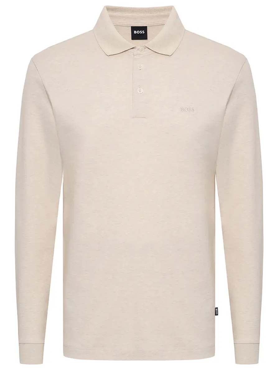 

Поло хлопковое, Бежевый, 50468392/132