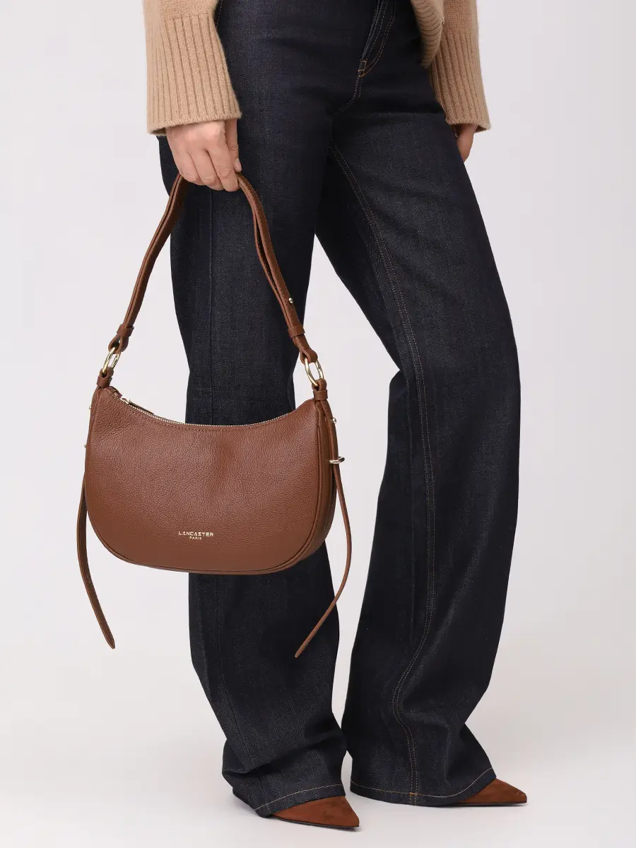 Сумка кожаная Milano Aria LANCASTER 480-071-CHATAIGN Коричневый  Фото 2