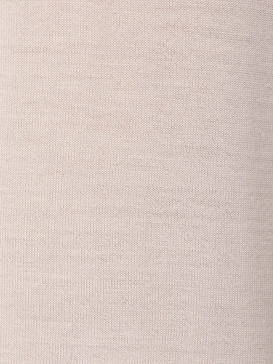 Поло из шерсти и шелка BERTOLO LUXURY MENSWEAR 902477/002517/0042 Кремовый  Фото 6