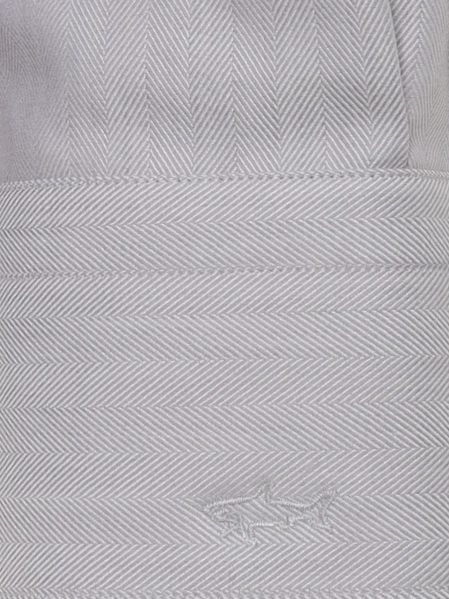 Рубашка из шелка и хлопка PAUL & SHARK 15313045CF/D38 Серый  Фото 3