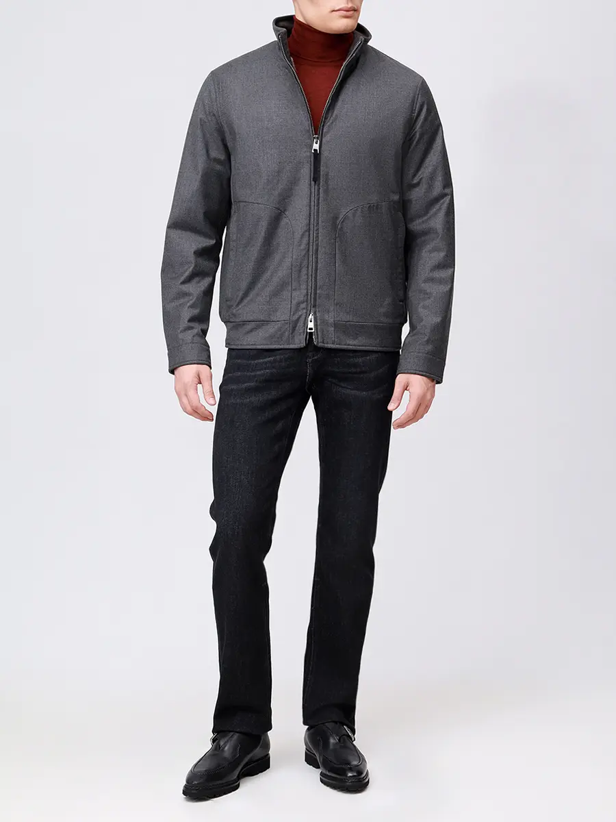 Куртка шерстяная на меху DUNO PRINCE 480 Серый  Фото 2