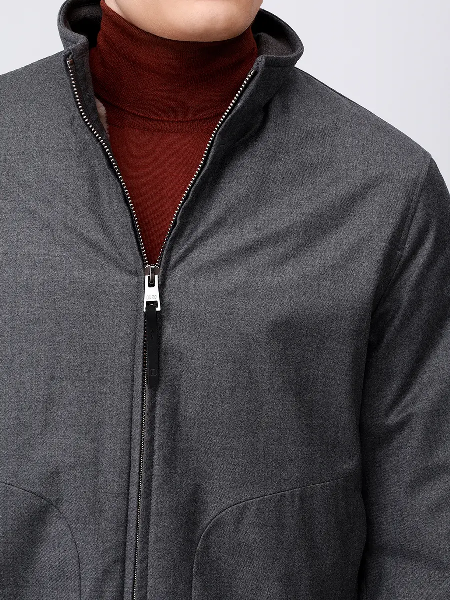 Куртка шерстяная на меху DUNO PRINCE 480 Серый  Фото 5