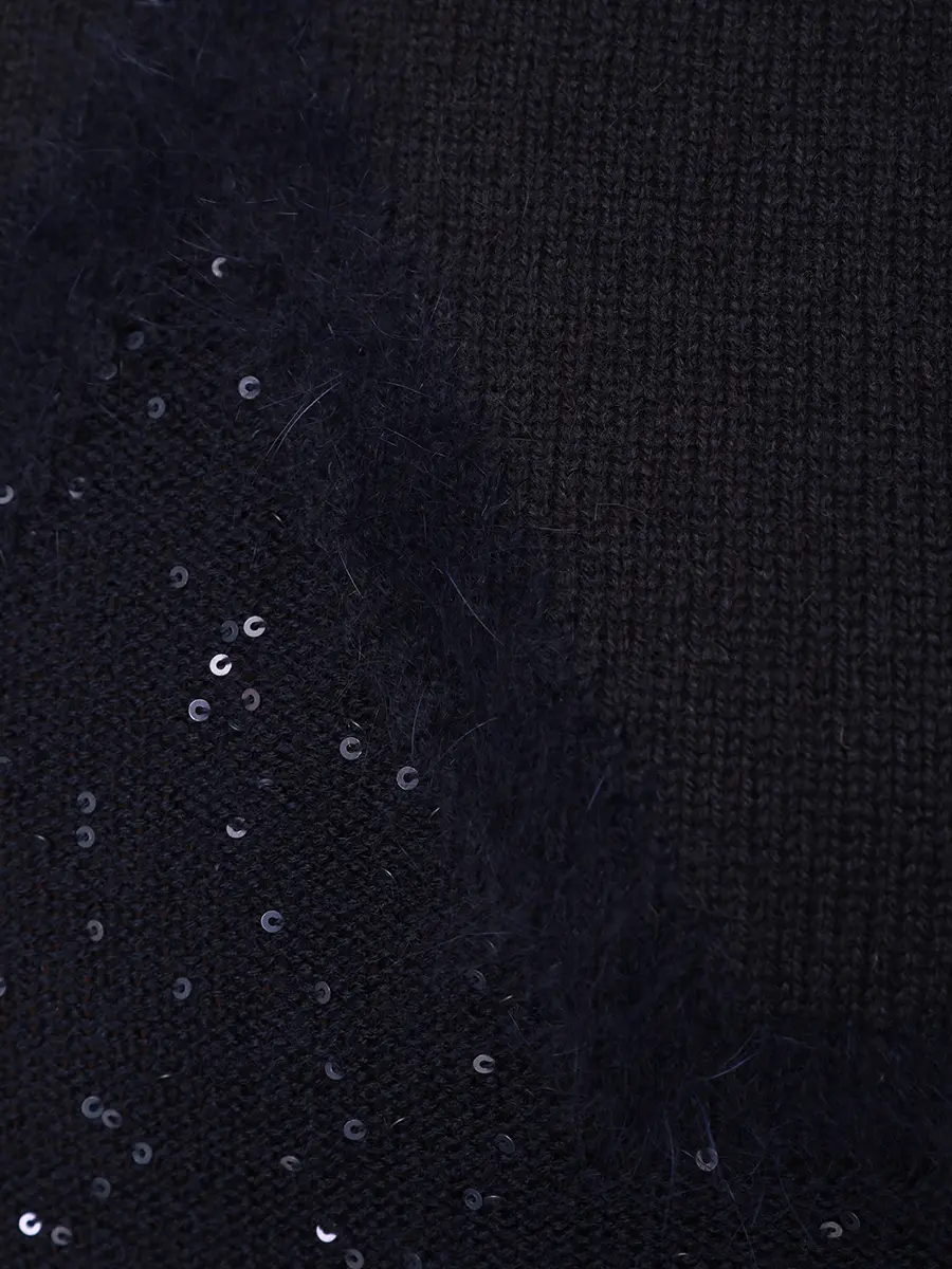 Джемпер из шерсти и ангоры LORENA ANTONIAZZI I25125GM09A_2472 2152 Синий  Фото 6