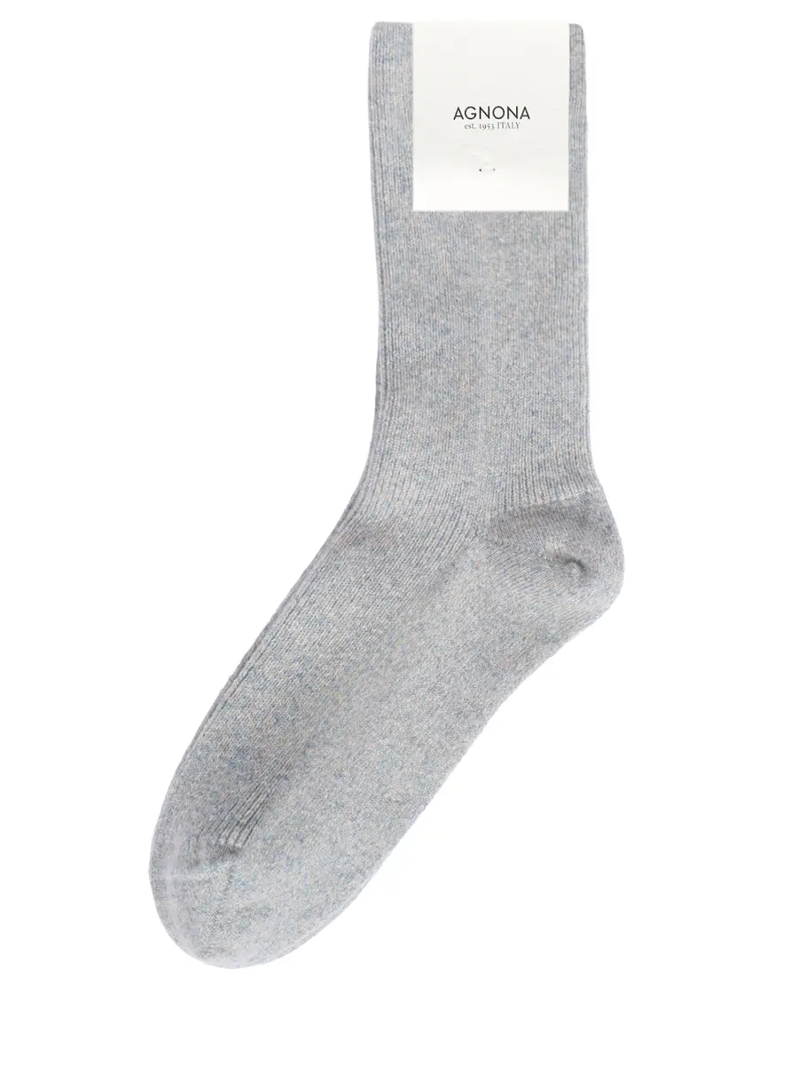 

Носки кашемировые, Голубой, MA08080U-1K070LU-A11