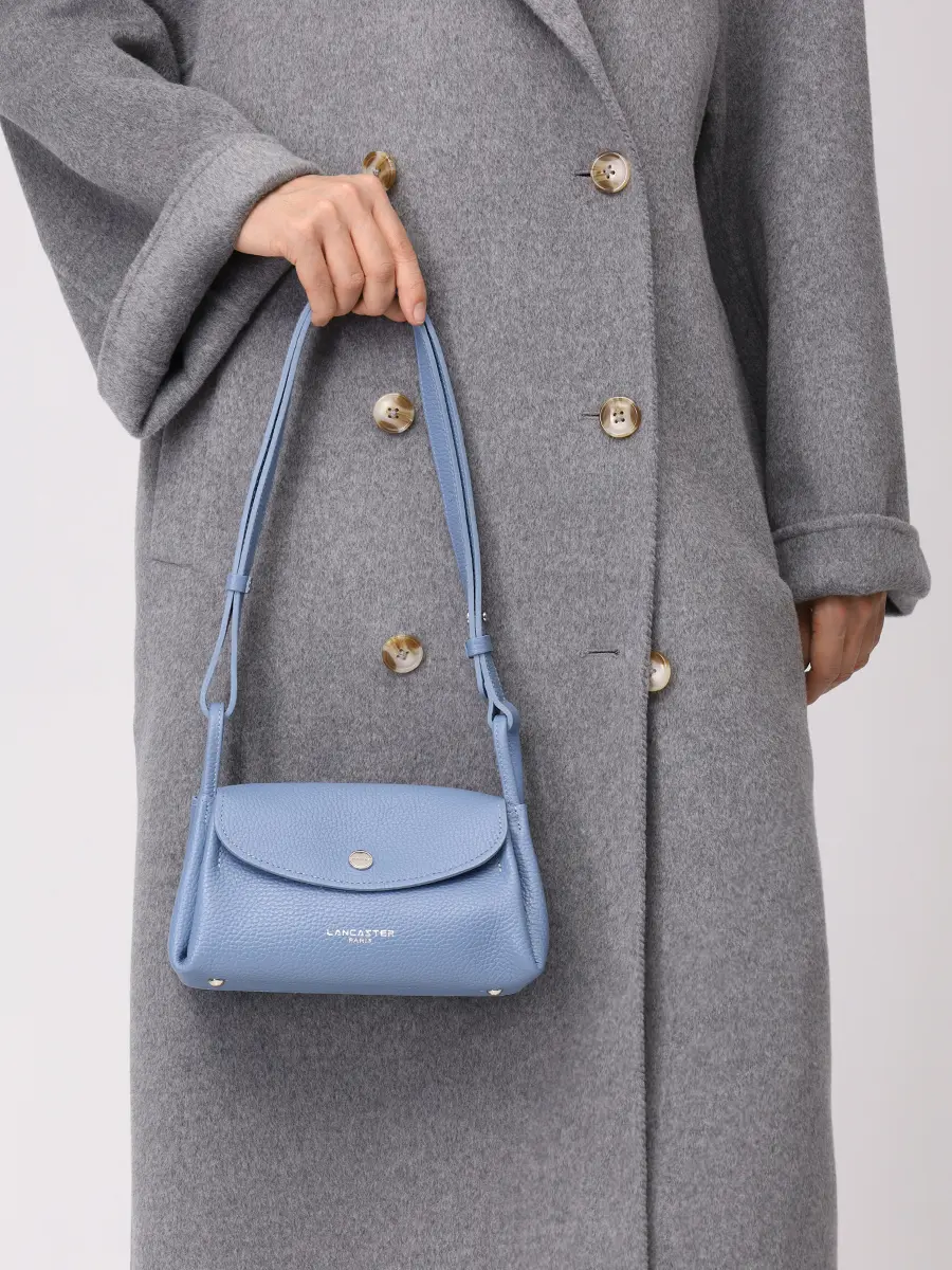 Сумка кожаная LANCASTER 470-87-BLEUCEN_AR Голубой  Фото 2
